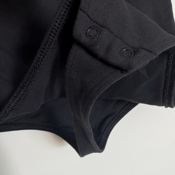 Aritzia Babaton Original Contour Prosperity Crew Black Long Sleeve Bodysuit 2XS - Picture 10 of 10